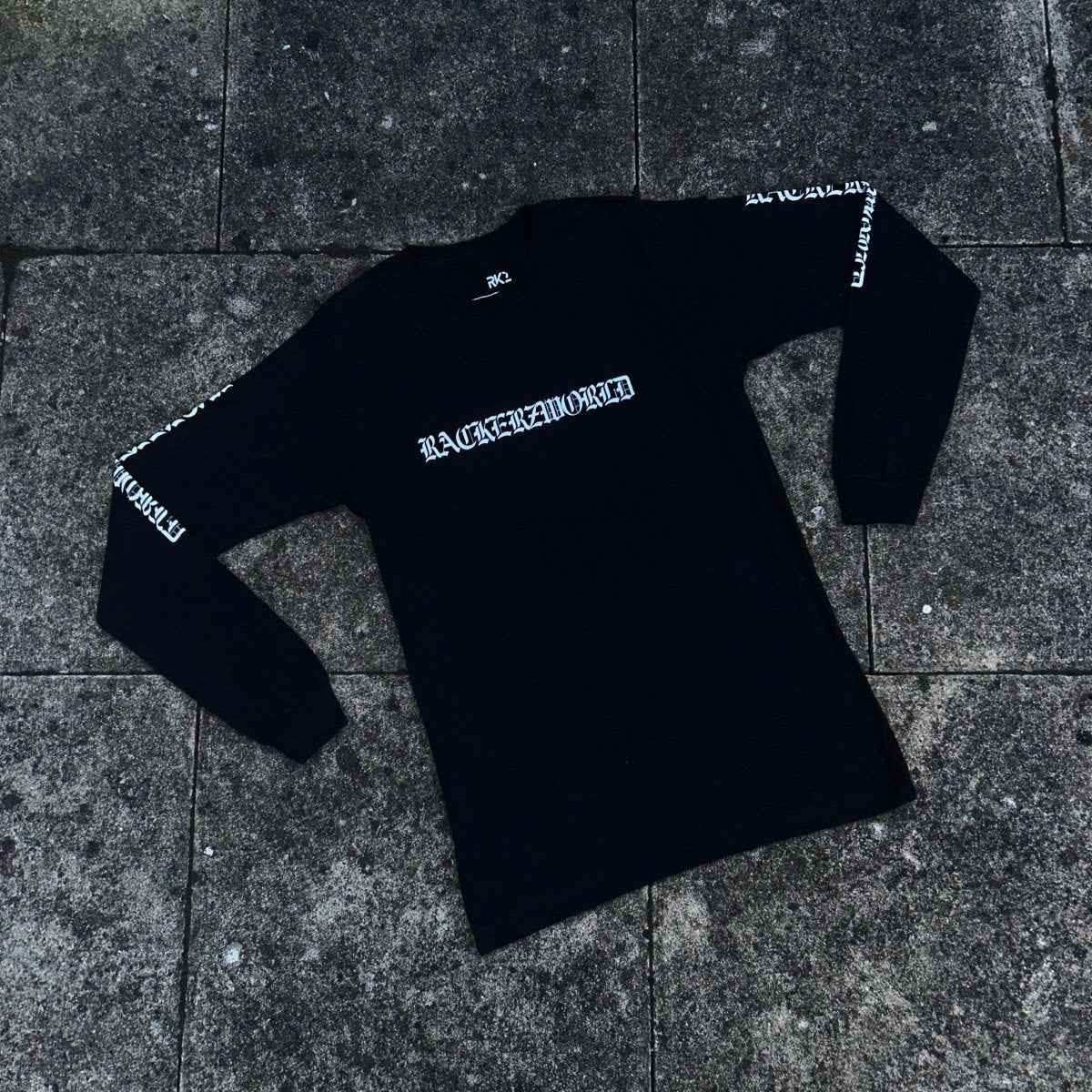 MAFIUSU LONG SLEEVE TEE - BLACK