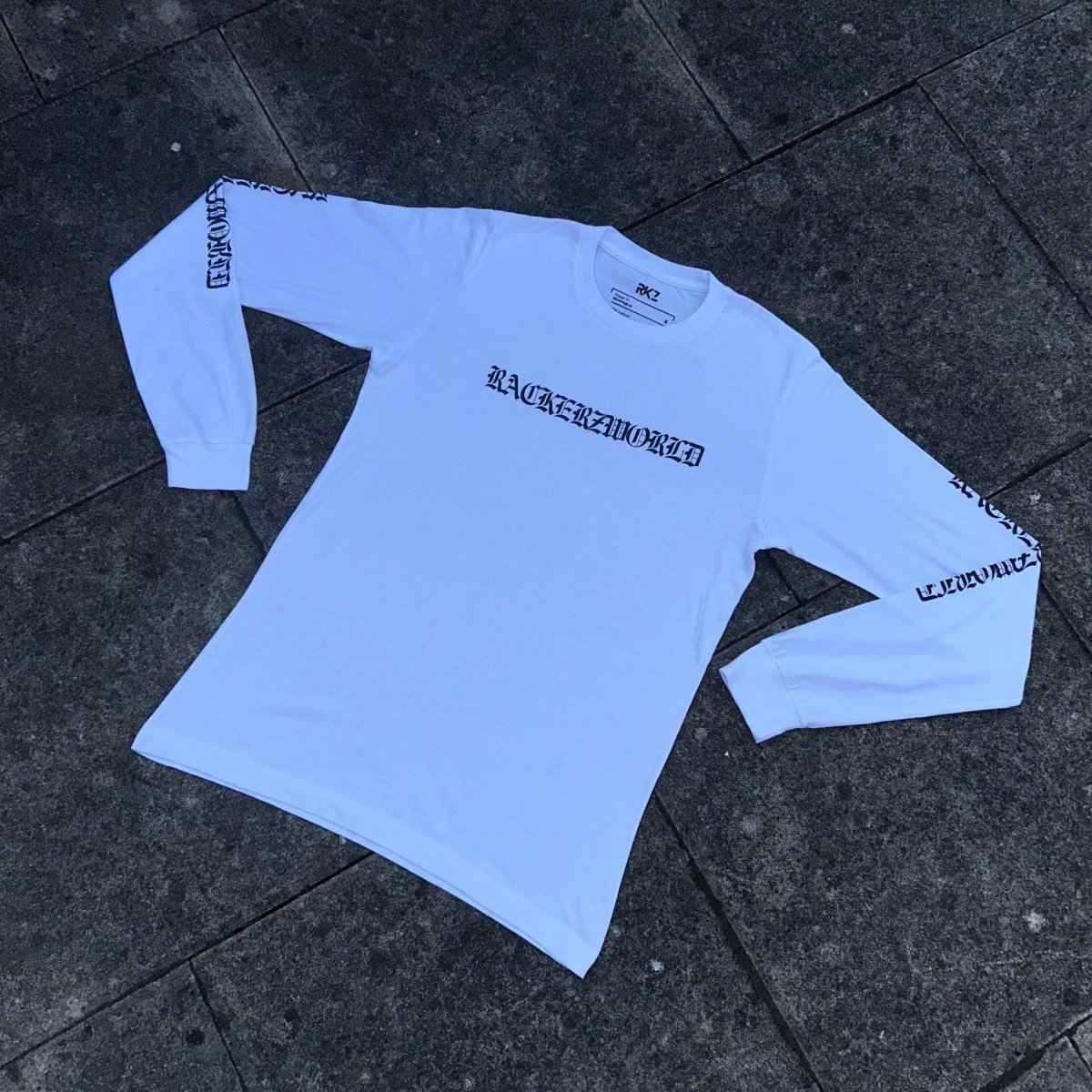 MAFIUSU LONG SLEEVE TEE - WHITE