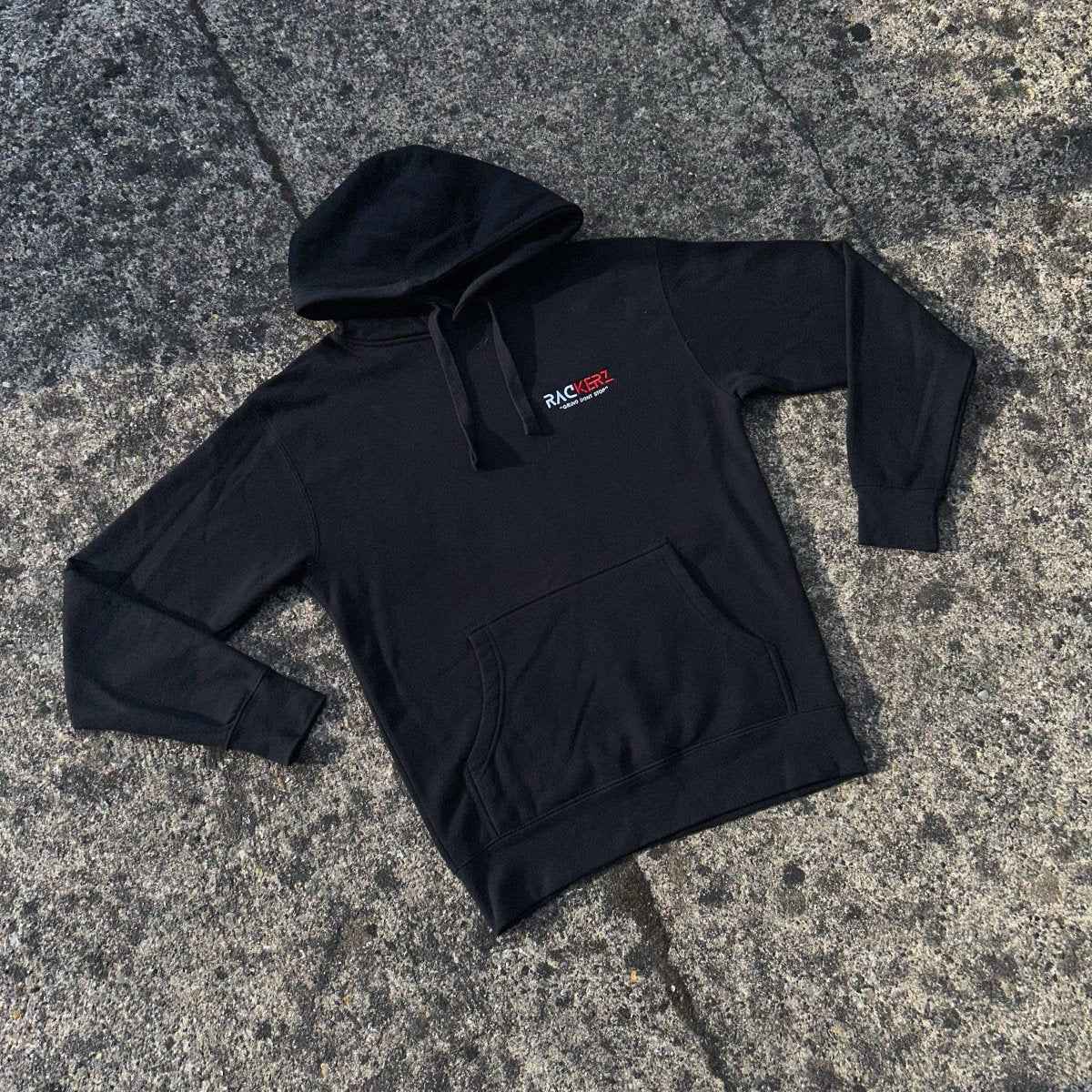 SIGNATURE LOGO HOODIE - BLACK