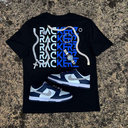 SIGNATURE LOGO GRAPHIC TEE - BLACK & BLUE