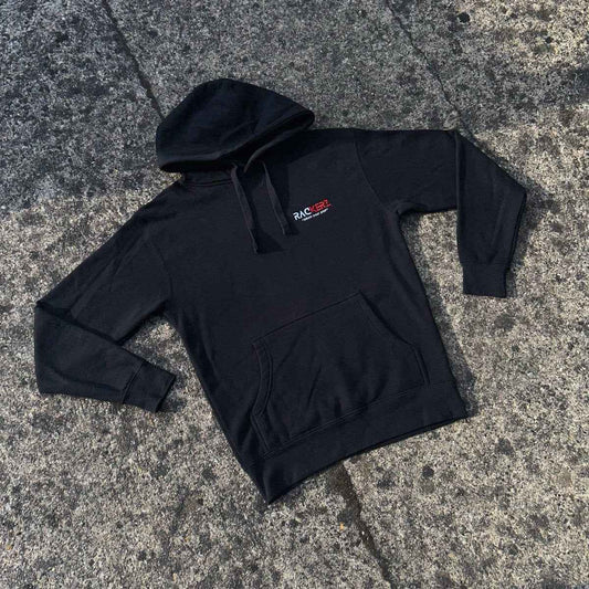 SIGNATURE LOGO HOODIE - BLACK