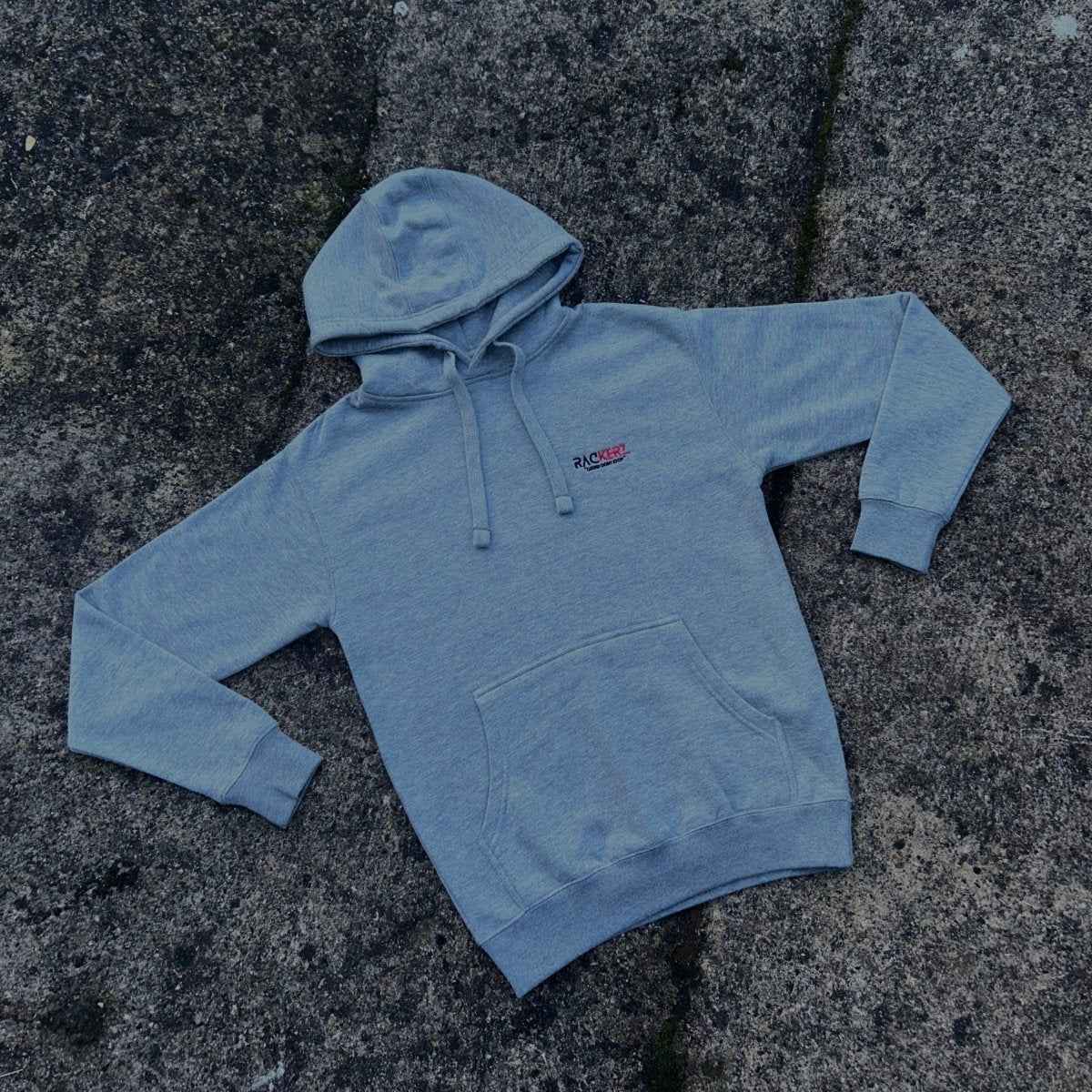 SIGNATURE LOGO HOODIE - GREY