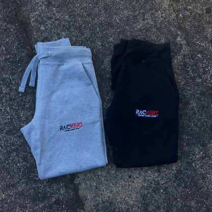 SIGNATURE LOGO SWEATPANTS - BLACK - RACKERZWORLD