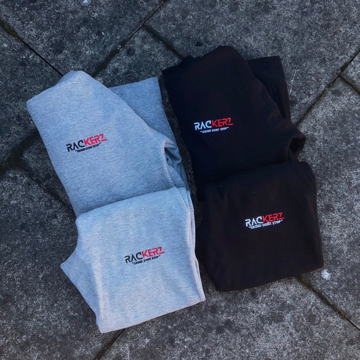 SIGNATURE LOGO TRACKSUIT - GREY - RACKERZWORLD